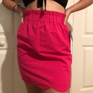 Scallop Solid Skirt